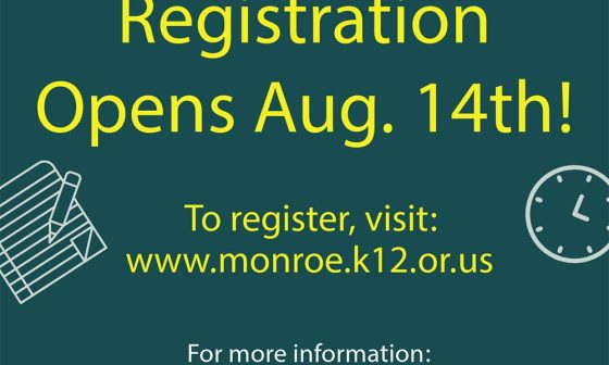 Online Registration Opens August 14th!