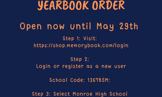 High School Yearbook Orders 2025-26