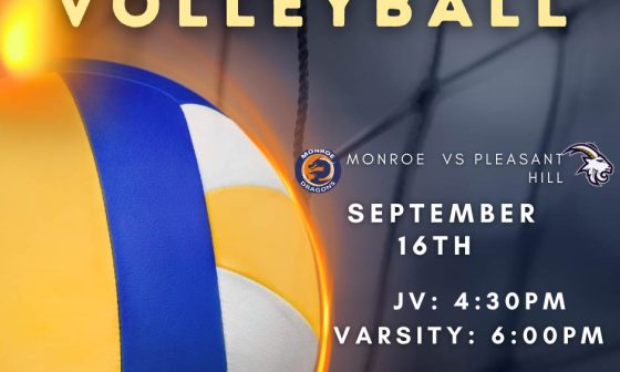 Volleyball – Monroe vs. Pleasant Hill (September 16th)