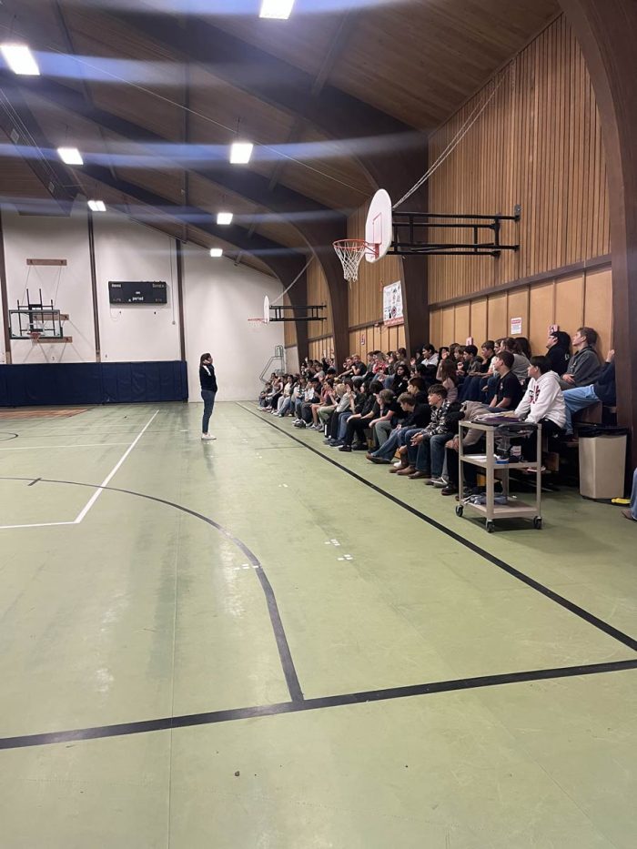 Leah Amico Talks to Our 6–8th Graders About the Gold Standard