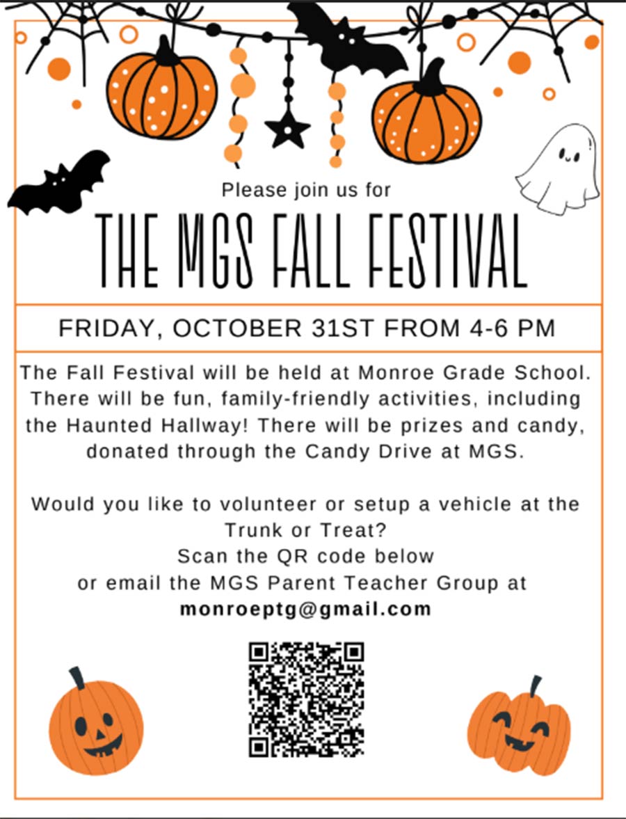 Please join us for the MGS Fall Festival