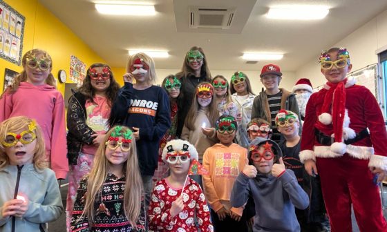 Santa Visited Third Grade!