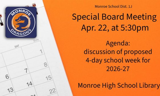 Special Board Meeting (April 22, 2026)