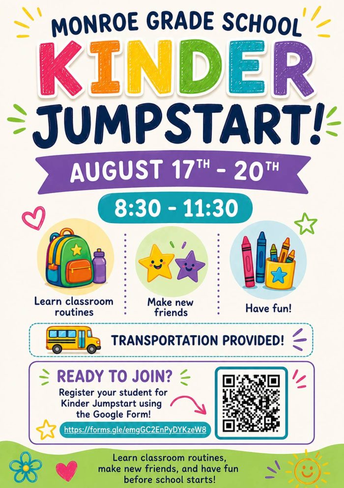 Kindergarten Jump Start! - August 17-20, 2026