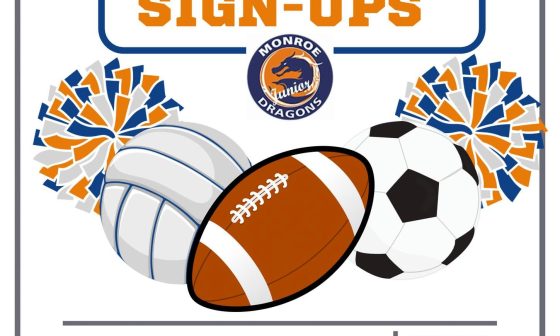 Monroe Jr. Dragons Sign Ups (September 3rd)