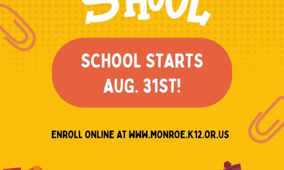 School Starts 8/31